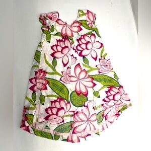 TEA Girls floral dress size 3 high low dress